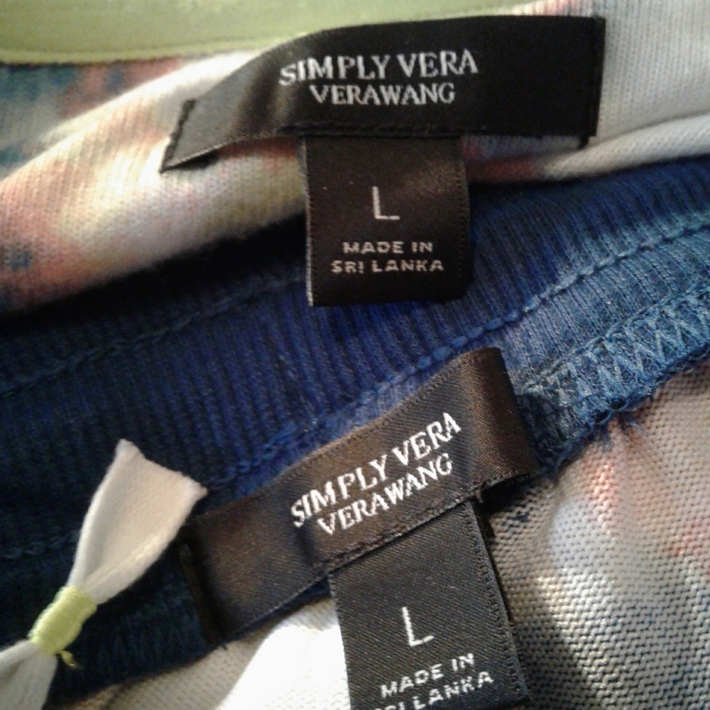 🌺 NWT Simply Vera Wang Pajama Set - Picture 7 of 11